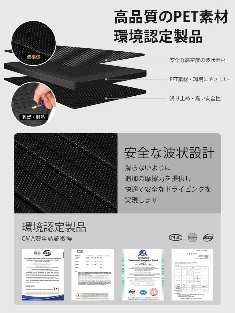 Fit Honda Car Floor Mats Designed for 3D Cutting Easy Installation in 5 Made of Durable PET Fully Safe for Children and Pregnant Warranty 100% N-BOX