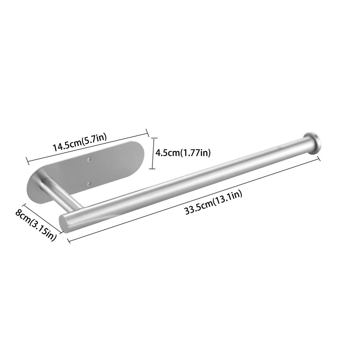 

Self Adhesive or Drilling Paper Towel Holder Under Cabinet Paper Towel Holder Stainless Steel Wall Mounted Paper Towel Holder