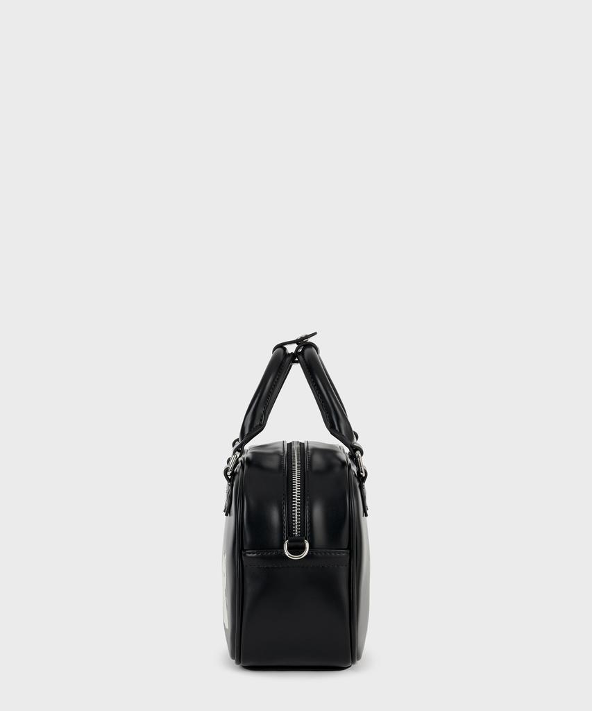Sunlit Graphic Tote Crossbody Bag (Black)