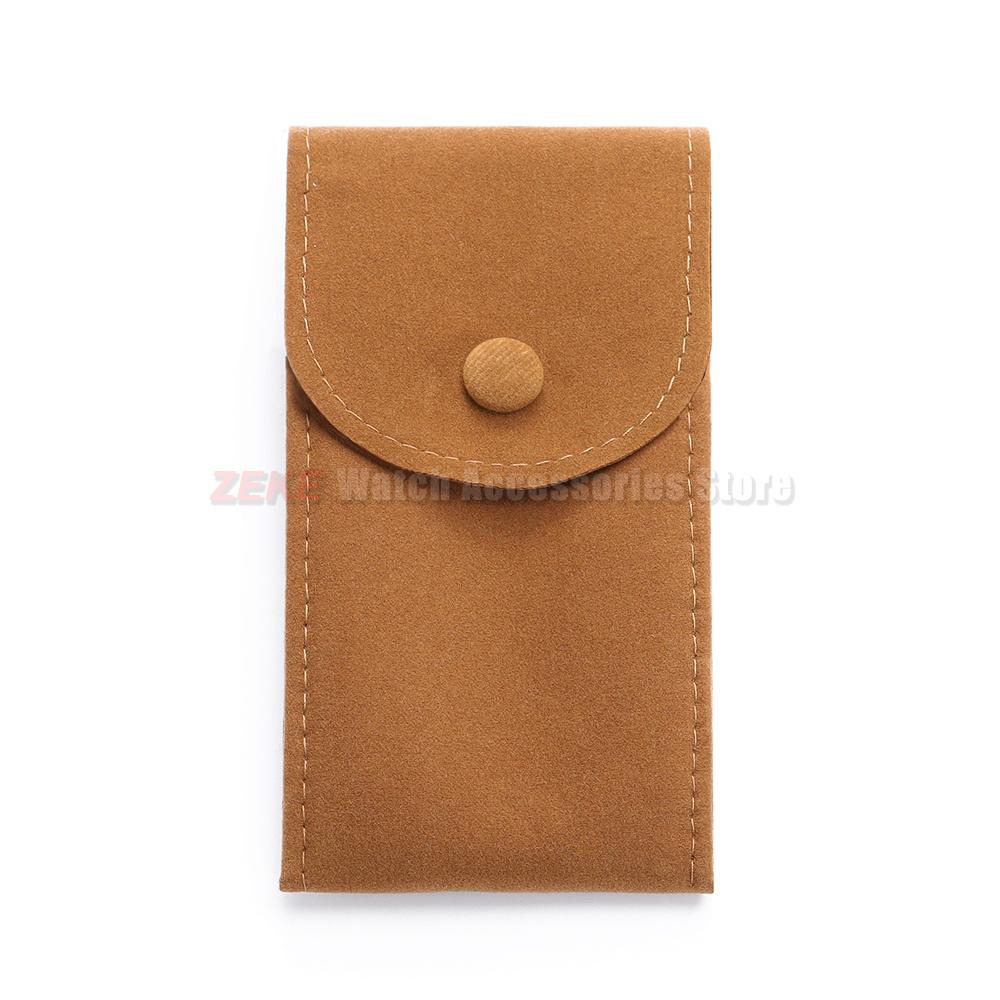 3pcs Green Brown Black Watch Bag Blue Black Flannelette Gift Bag Travel Storage Case Durable Portable Watch Dust Protection Case