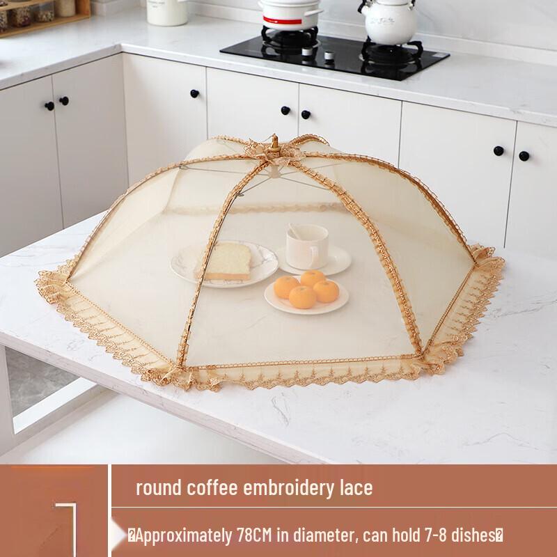 Round Lace Mesh Food Covers - 2 Pack