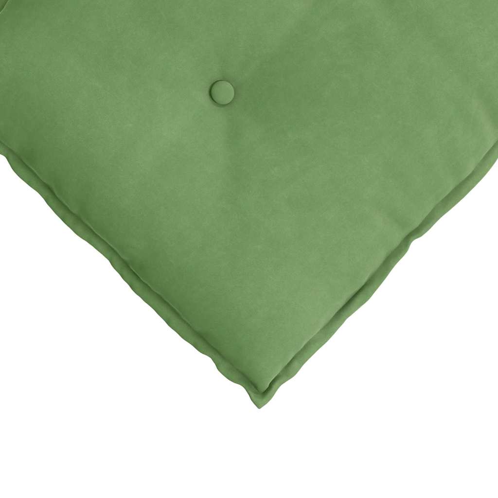 Back Cushion Light Green 140 x 50 cm Cord Fabric