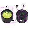Spirit Level Bubble Mini Small Center Pole GPS Carbon Fiber Pole Leveling Beads Diameter 19 Height 13.5mm
