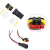 YFFSFDC Waterproof Connector 1/2/3/4 Pin Waterproof Coupler for Wiring Compatible