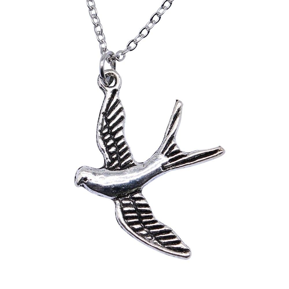 Bird Charms Jewelry Necklace 