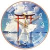 10-Inch 25Cm Creative White Girl Living Room Wall Clock Simple Wall Quartz Clock Internet Celebrity Silent Clock Watch