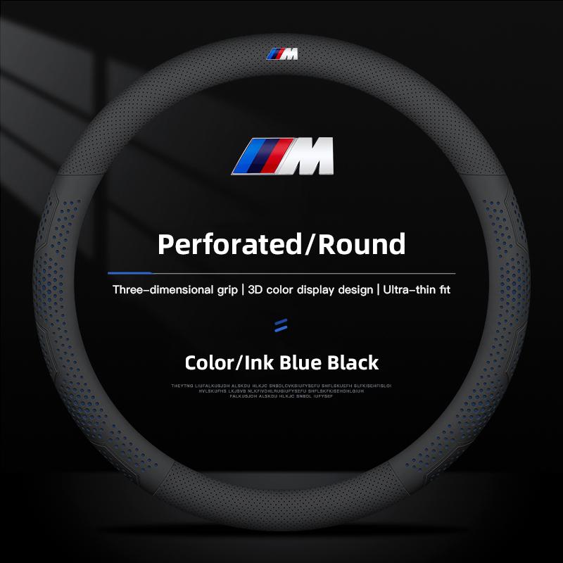 Car Steering Wheel Cover Ultra-thin Breathable Car Accessories For BMW E92 E53 E61 E62 E93 GT G30 G20 G05 G11 E48 Series i3 G07 XN9
