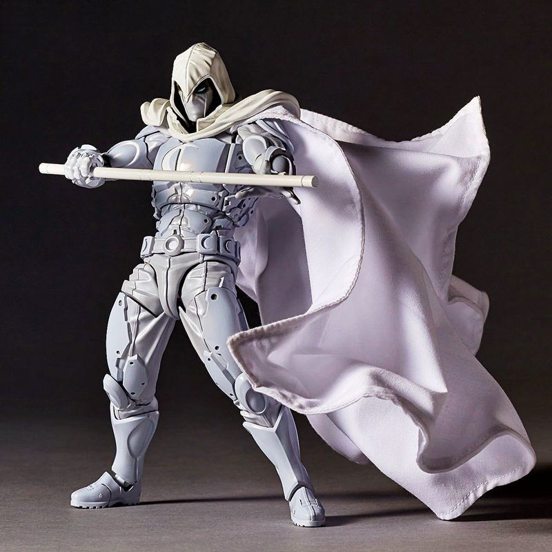 דמות Moon Knight בגודל 16 ס"מ Revoltech Amazing Yamaguchi Marc Spector דמות אקשן אוסף קישוט דגם צעצועים מתנות יום הולדת ידידותי לילדים