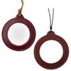 Lightweight Magnifying Glass Pendant Leather Strap Necklace Magnifier Pendant Gift for Grandparents, Adults and Kids