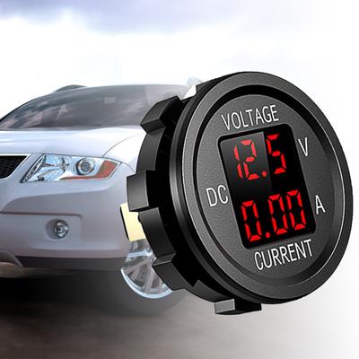 Digitales Voltmeter Amperemeter Universell Hohe Präzision Dual-LED-Anzeige 12-24V Auto Spannungsstrom-Überwachungspanel für Auto