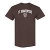 St. Bonaventure Bonnies Arch Logo T-shirt - Donkere Chocolade