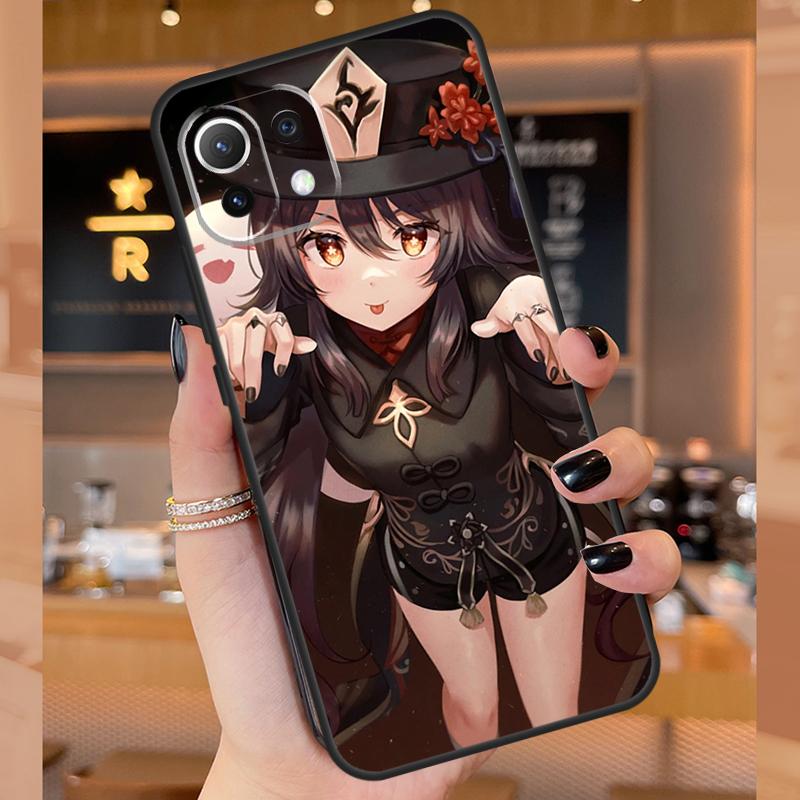 Hu Tao Genshin Impact Case For Xiaomi 15 Ultra 14 13T 14T 15T Pro 17 Pro Max POCO F8 F7 F5 F6 X3 X5 X6 X7 Pro Cover