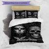 3PC Custom Name Day Dead Artwork Bedding Set Printed  Bedding Set Duvet Cover Closure Includes 1 Duvet Cover & 48 Pillowcases for Bedroom
