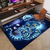 Custom KPop Demon Hunters Mat Personalized Name, Polyester Washable Indoor Entryway Rug, Gift for Christmas, Easter, Thanksgiving Day