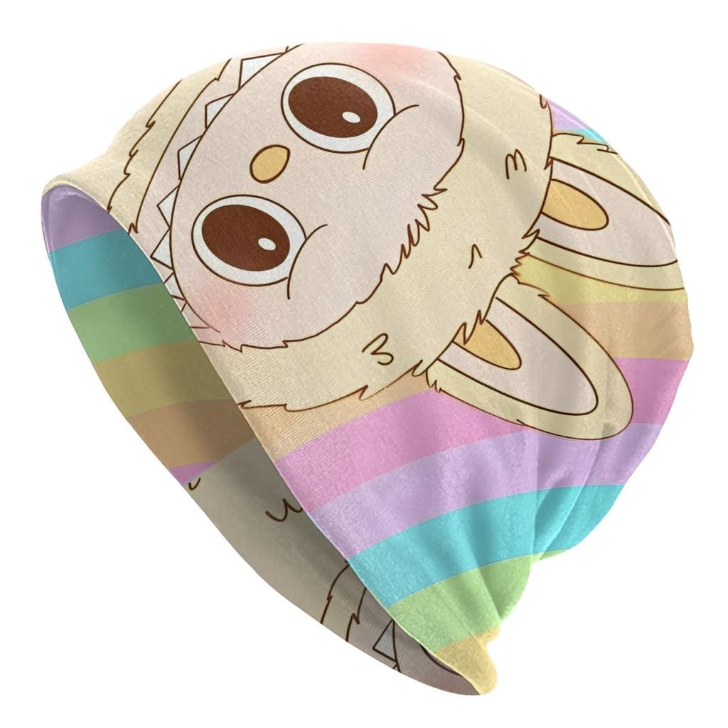Cute Doll Monsters Bonnet Hats Hip Hop Outdoor Skullies Beanies Hat for Unisex Women Warm Dualuse Cap