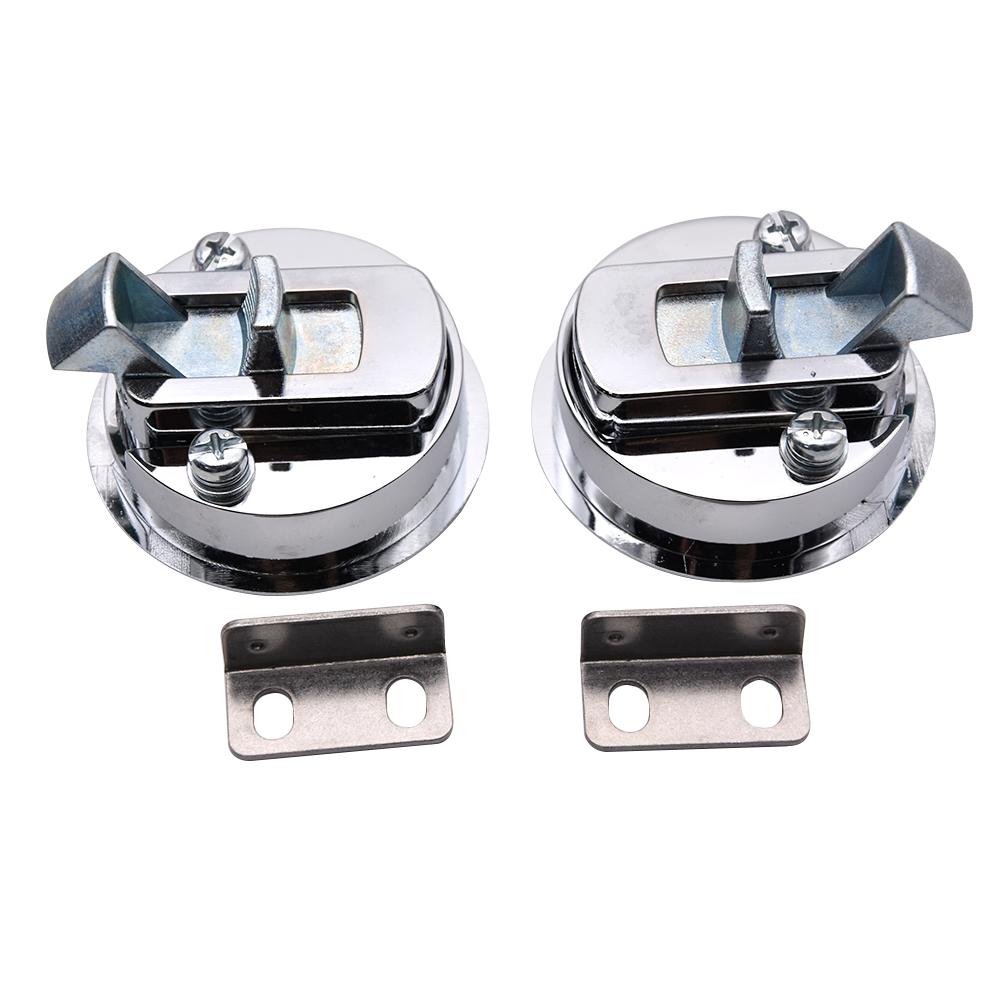 Non-locking Boat Hatch Latch Pull Stainless Steel Flush Boat marine Latche Round Fit For RV Yacht Camper Deck Hatch Door Cabinet