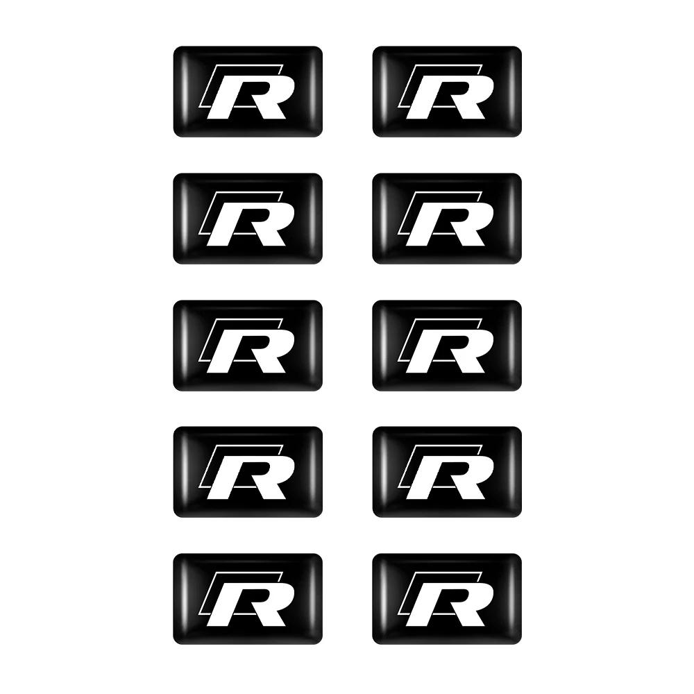 2026 Nuovo Per VW VOLKSWAGEN 10pz logo Colla a goccia Emblema Badge adesivo accessori auto decorazione Per Volkswagen VW Golf 4 6 7 GTI