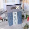 Boho Leinwand Handy Umhängetasche Ethnisches Stammesmuster Handytasche Verstellbarer Schultergurt Kleine Reise-Pass Tasche für Damen