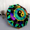 1pc Yin Yang Symbol Automatic Folding Umbrella, Portable Collapsible Design, 8-Rib Iron Frame, Outdoor Accessory yy250905088