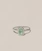 47Bag 925 Silver Kyanite Green Gemstone Silver Ring Jour