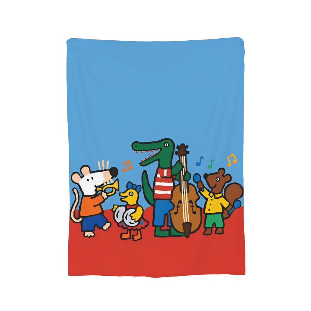 Cartoon M-Maisy Flannel Blanket Custom Throw Blanket For Home El Sofa 200X150Cm Quilt,