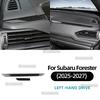 Adesivo Interno Stile Fibra di Carbonio per Subaru Forester 2025 2026 2027 LHD RHD Pannello Interno