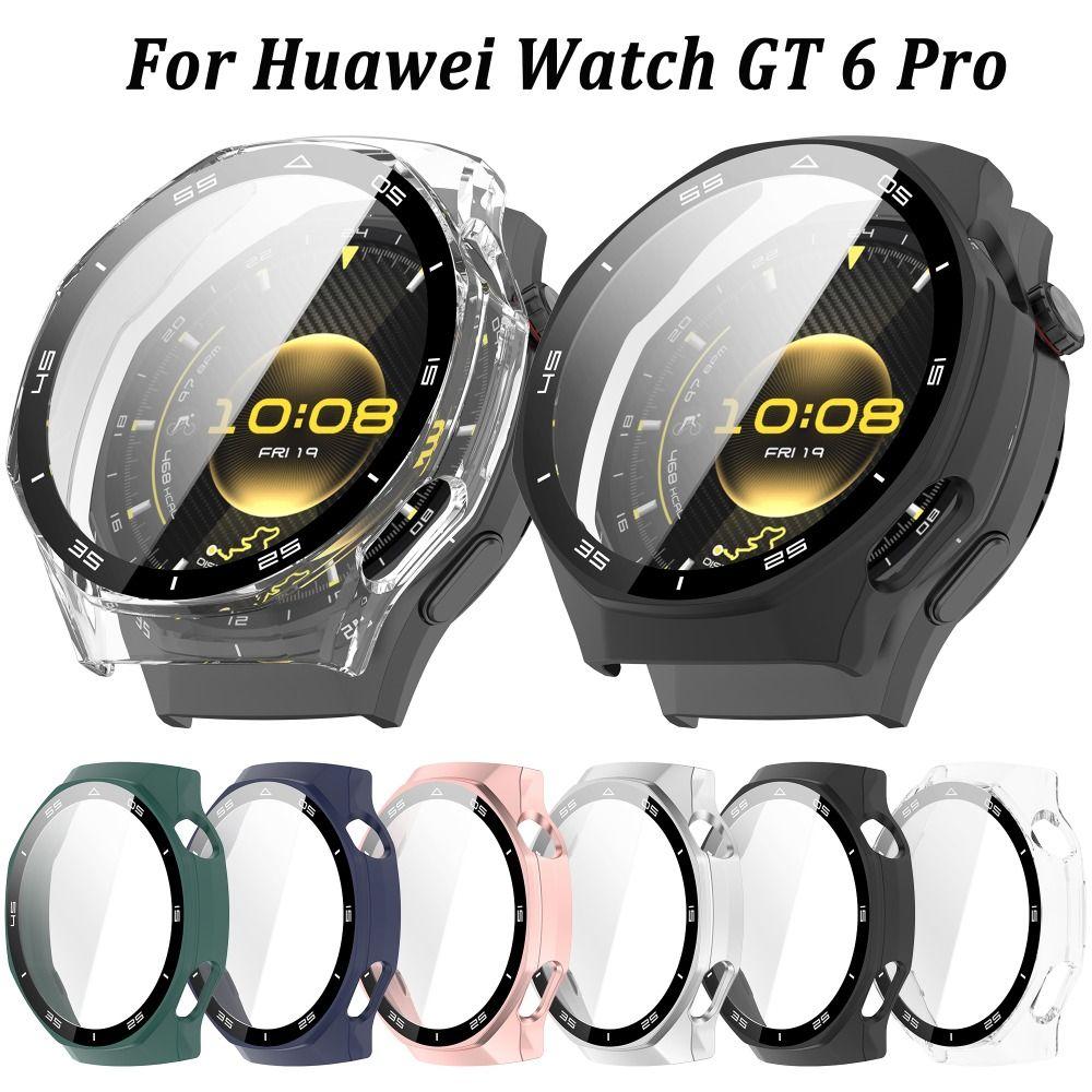 Tempered PC Screen Protector Anti-Scratch Cover Shell for Huawei Watch GT 6 Pro 46MM