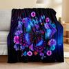 Microfiber Butterfly Blanket Super Soft Throw Blankets For Bed Bedspread Sofa Decorative Camping Picnic Winter Warm Blanket