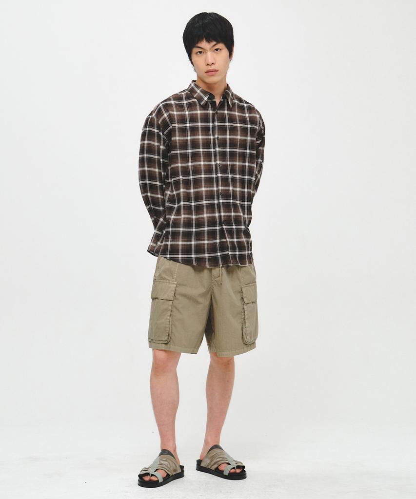 INTEMPOMOOD Tactical Banding Cargo Shorts_Beige