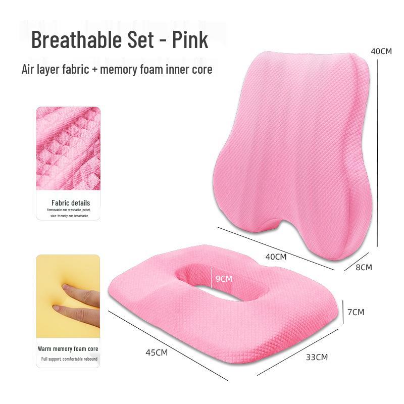 Ortopedický kostrční polštář pro úlevu od hemoroidů, těhotenství a podporu při zlomeninách s pohodlím pro záda a boky