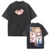Camiseta de Anime Japonés My Dress-Up Darling Linda Marin Manga Camiseta Lavada Ropa para Hombres Mujeres Top