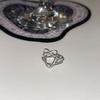 Mosxe [925er Silber] Sternrahmenring