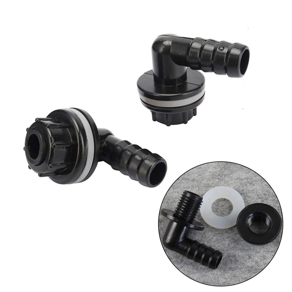 3/8" To 14mm Elbow Connector Hose Nozzle For Water Tank Fish Tank Hose Joints Aquatic Pet Irrigation Water Pipe Drain Connectors