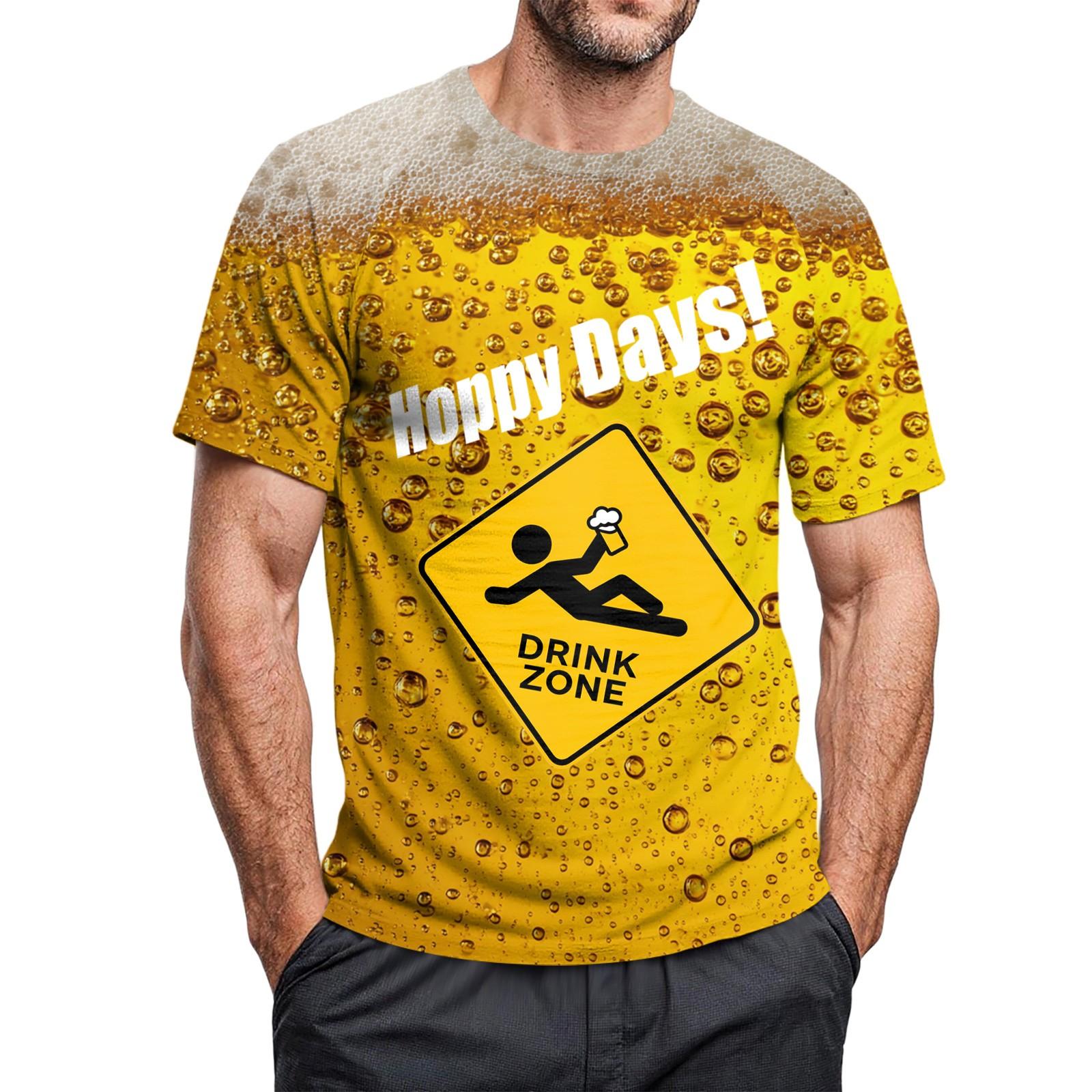 

Мужская повседневная футболка с круглым вырезом и короткими рукавами с принтом XL