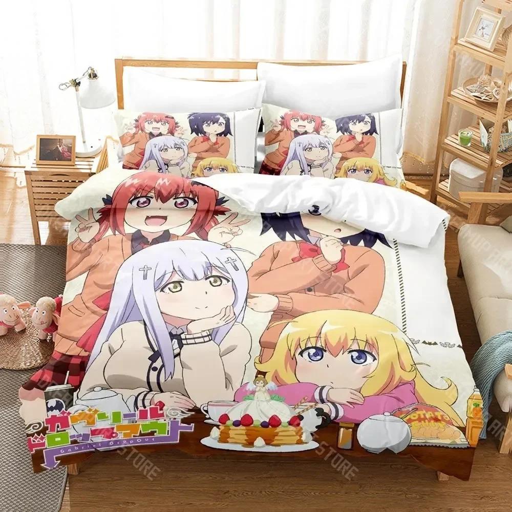 3D Print Gabriel Dropout Bedding Set Single Twin Full Queen King Size Bed Set Adult Kid Bedroom Duvetcover Sets Anime