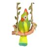 Garden Decoration Resin Parrot Figurine Outdoor Bird Ornament 0.24 Pounds Versatile Hanging Decor Waterproof Material For Garden