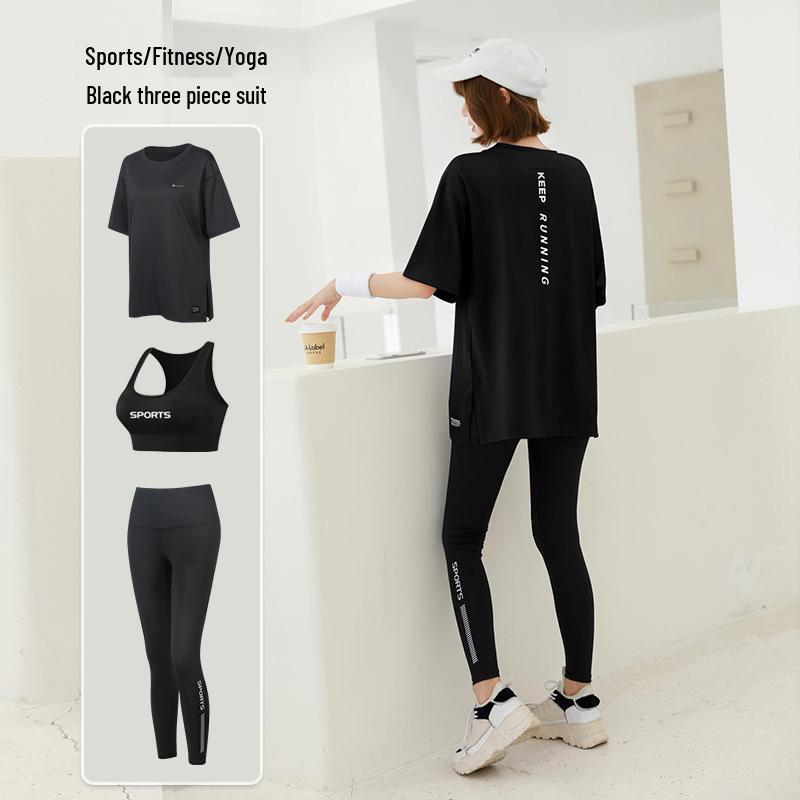 

Жіночий літній комплект великого розміру для йоги та фітнесу: Спортивний одяг вільного крою M