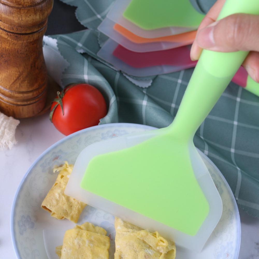 Food Grade Silicone Spatula High Temperature Resistant Wide Spatula Silicone Pan  Steak