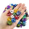 Würfelspiele Polyedrisches Würfelset Hohe Qualität Gemischtes Würfelset Mehrere Wunderbare Stile Mit Samtbeutel Für Dnd Spiel Rpg Brettspiel