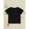 Rozmiary europejskie Chłopięcy T-shirt Zabawny Nadruk T-shirt - Uroczy Kreskówkowy Kurczak Banan Kurczaki z Napisem BANANA Krótki Rękaw Okrągły Dekolt Letnia Góra