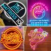 Custom Neon Sign Name LED Sign for Birthday Bar Wedding Party Acrylic Neon Lamp Business Logo Sign Night Light Personize Decor