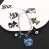 Bracelet Demon Hunters-Inspired Zinc Alloy Enamel Cat Charms Snake Expression