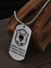 A Gift for Your Beloved—a Stainless Steel Keychain Pendant Featuring a Military-inspired “leopard Head” Design.