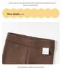 Girls' Fleece-Lined Cotton Leggings - Autumn/Winter 2025 Collection