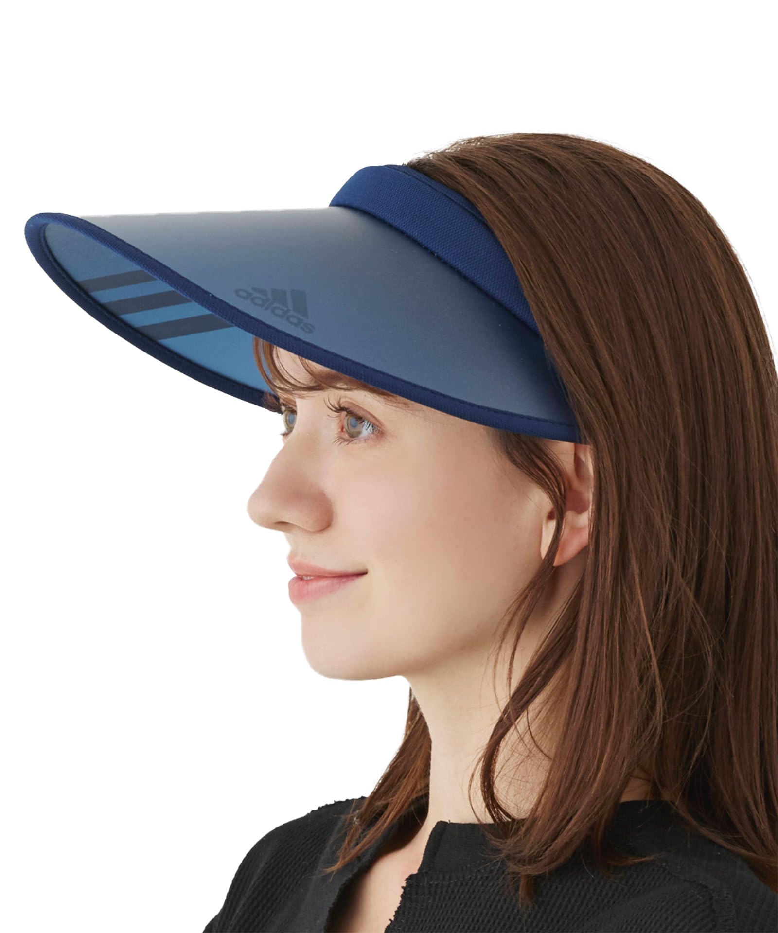 

Солнцезащитный козырек Adidas, 3STBOS PRINT CLIPVISOR, темно-синий, размеры 57-60 см (97