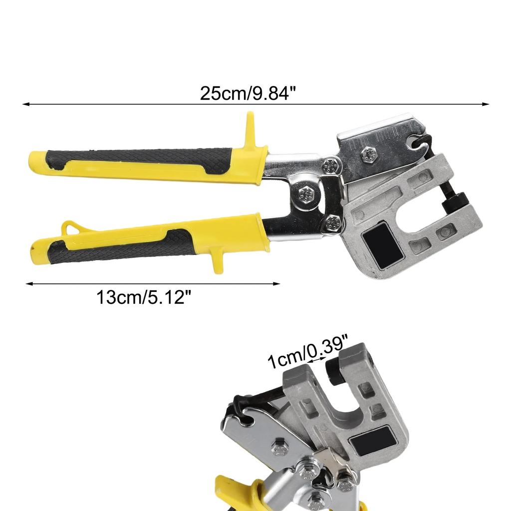 Construction Pliers Aluminum Alloy Crimper Construction Projects 1-1 2'' Throat Depth Aluminum Alloy Crimper Press