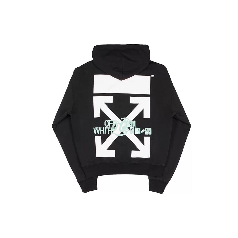Męski Czarny z Nadrukiem Wzór Off-White OMBB037E19E300151088