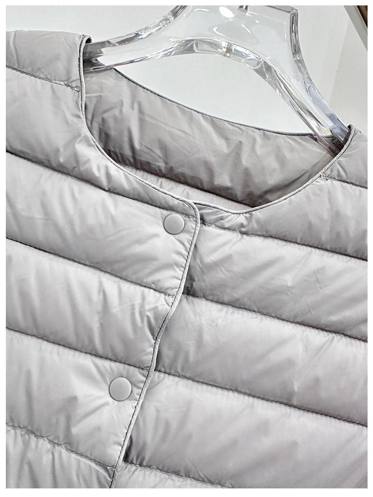 Versatile Women's Down Vest - 90% White Duck Down