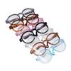 Labubu 6.5cm Transparent Plastic Glasses for 1/8 1/6 1/3 1/4 BJD for Labubu MSD Plush For EXO Doll Sunglasses