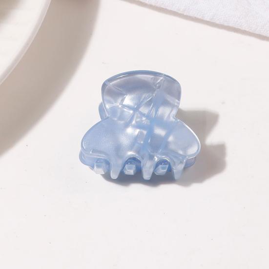 Small Hair Claw Jelly Color Hair Styling Clip Mini Size Updo Shark Hair Claw Versatile Hair Accessory